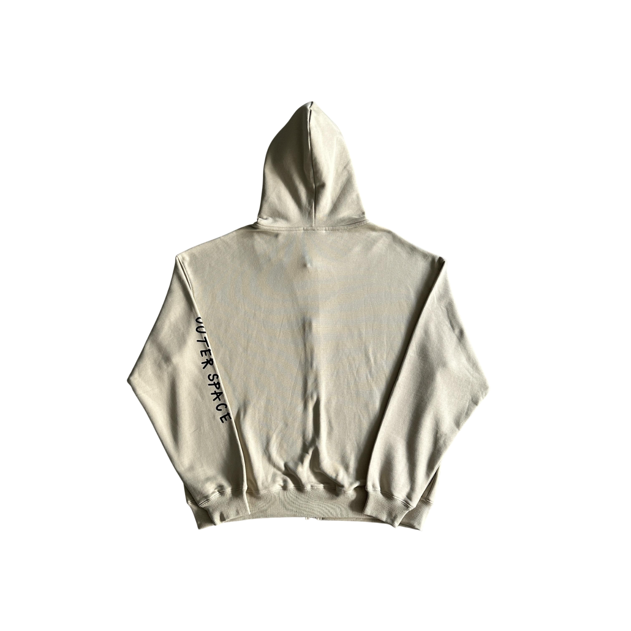 Broken Planet Going To Outer Space Zip Hoodie - (APRICOT)