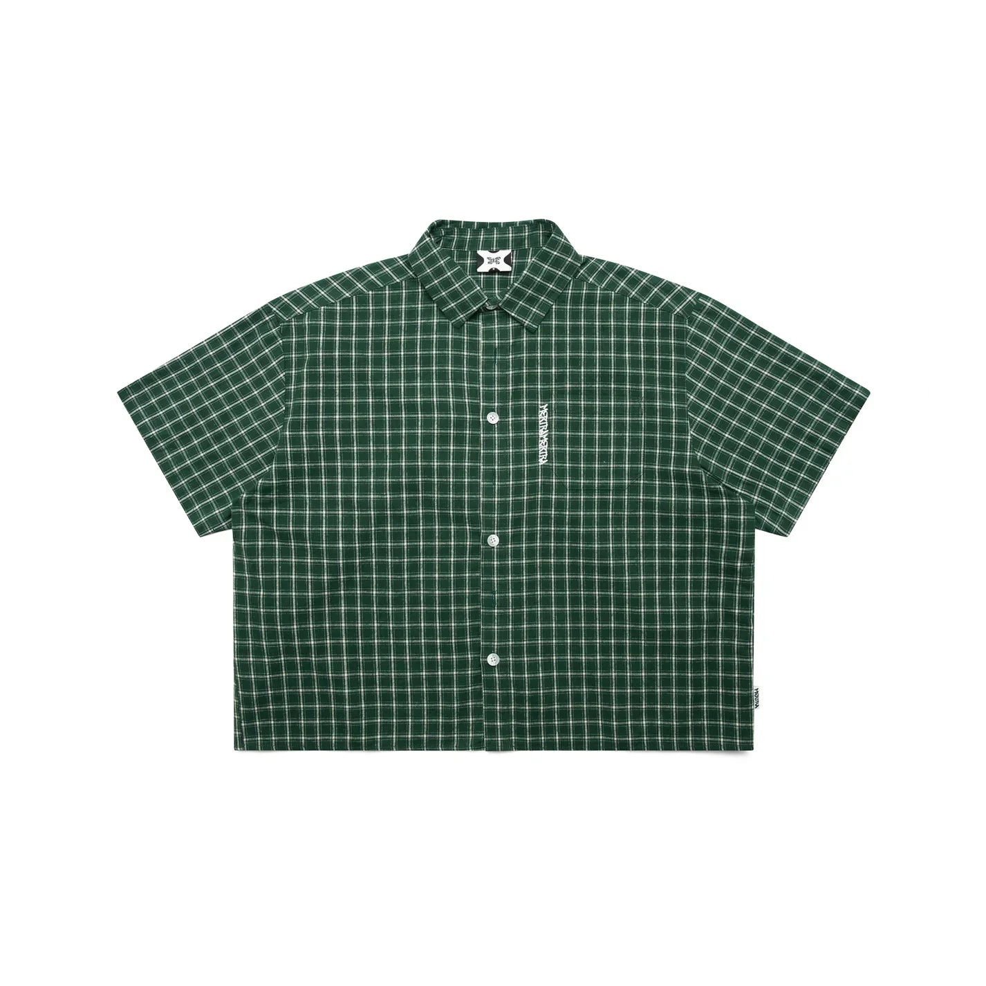 MERTRA Plaid Shirt Green