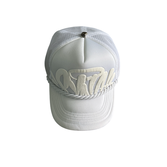 Syna Trucker Cap - (WHITE)