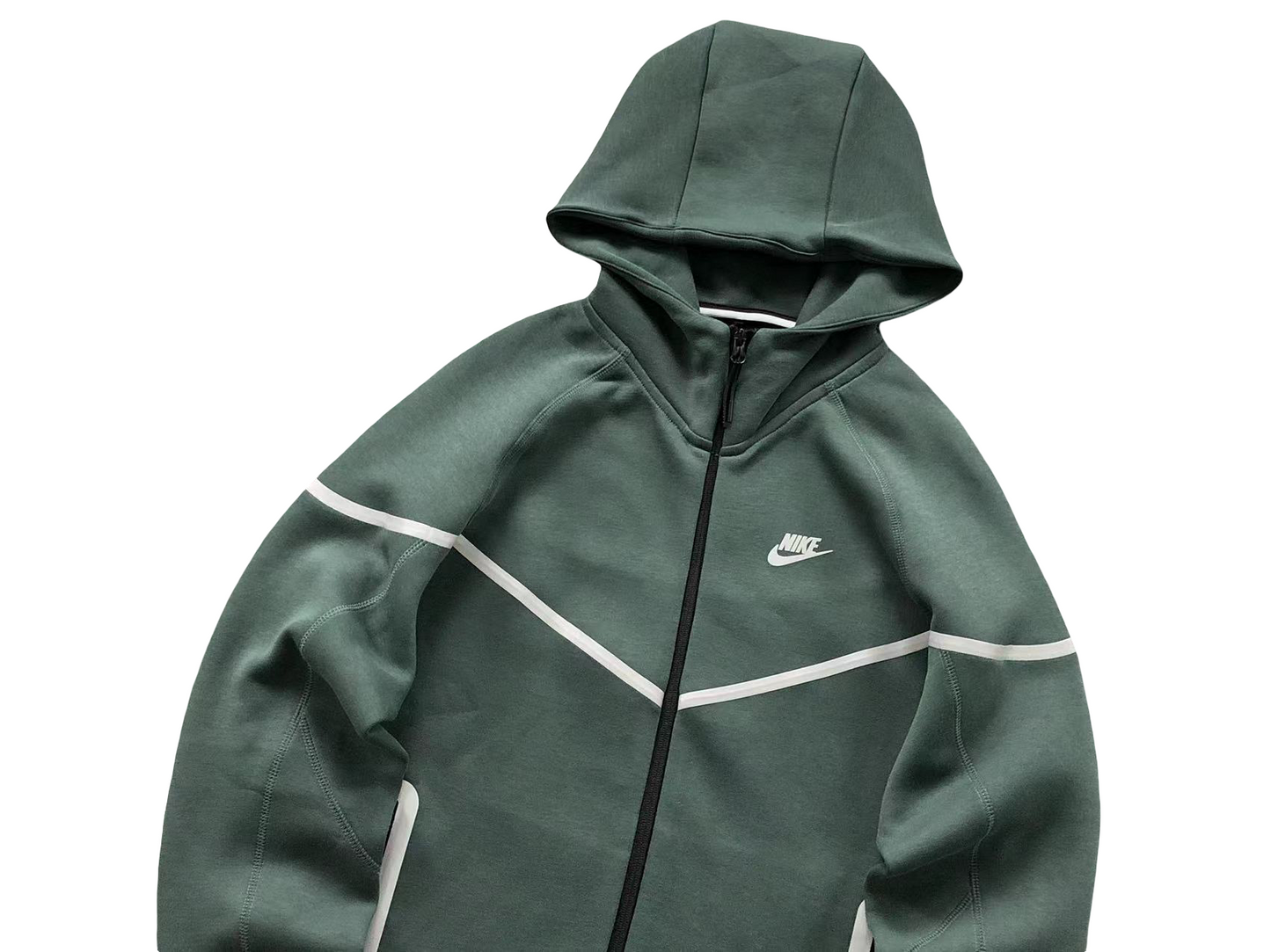 Nike Tech Fleece 2025 Zip Hoodie - (GREEN)