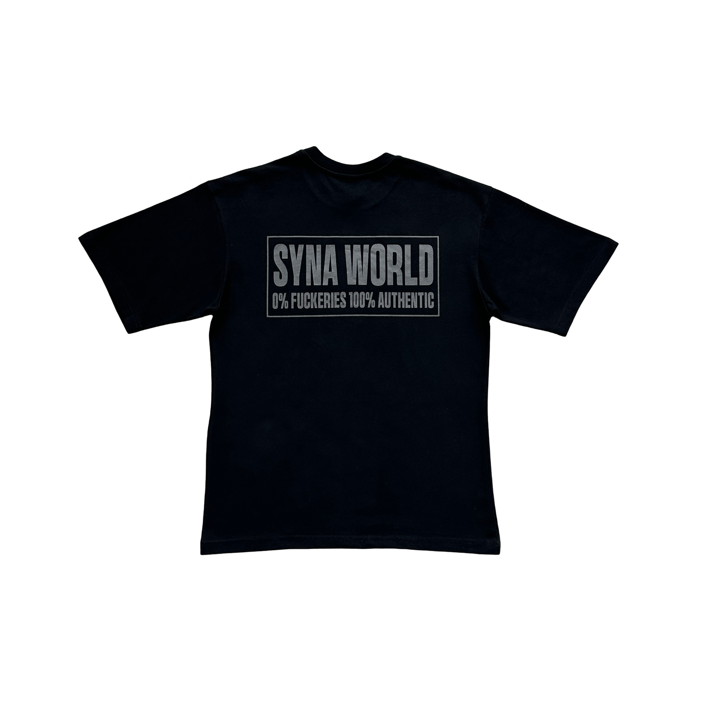 Syna World Disclaimer Tee - (BLACK)
