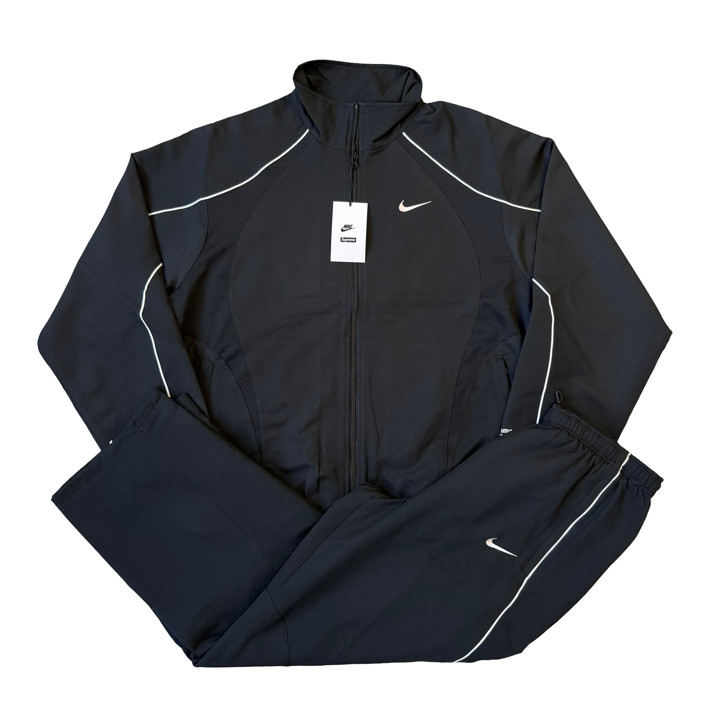 Nike x Supreme World Famous Shell Suit Jogging Black