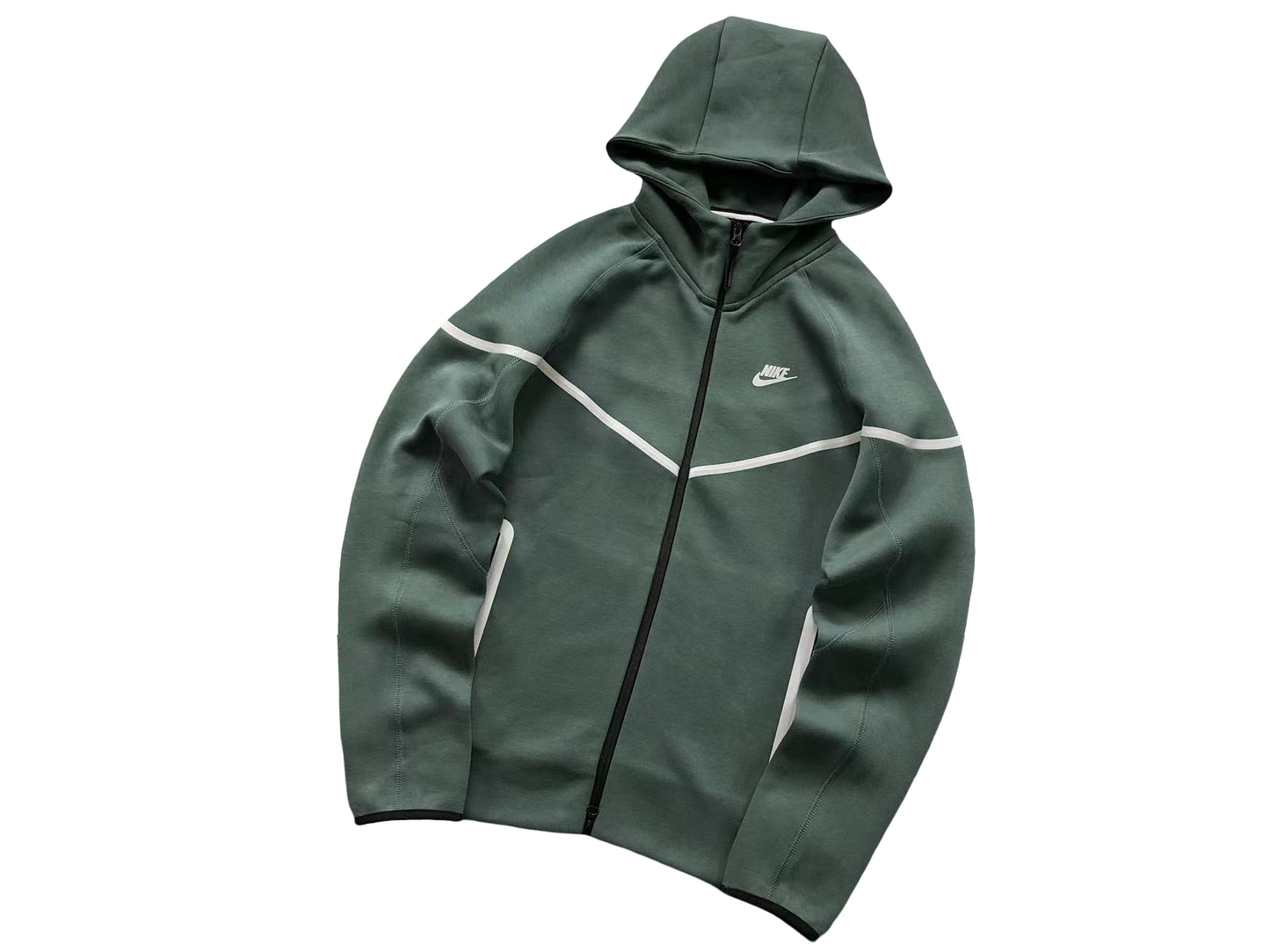 Nike Tech Fleece 2025 Zip Hoodie - (GREEN)