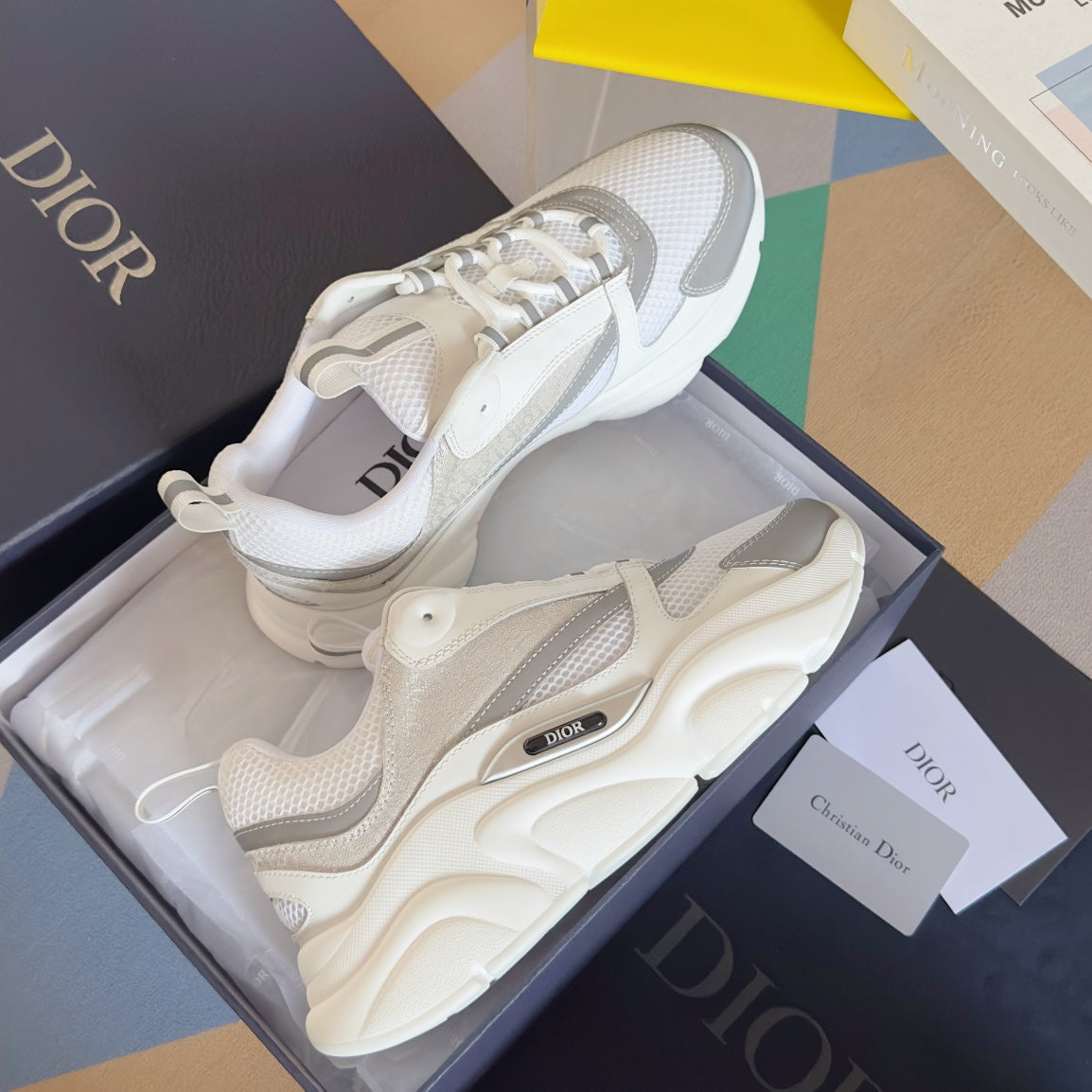 Dior B22 Motif White