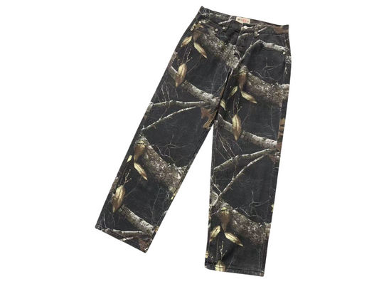 Stussy Big Ol' Leaf Jeans - (BLACK)