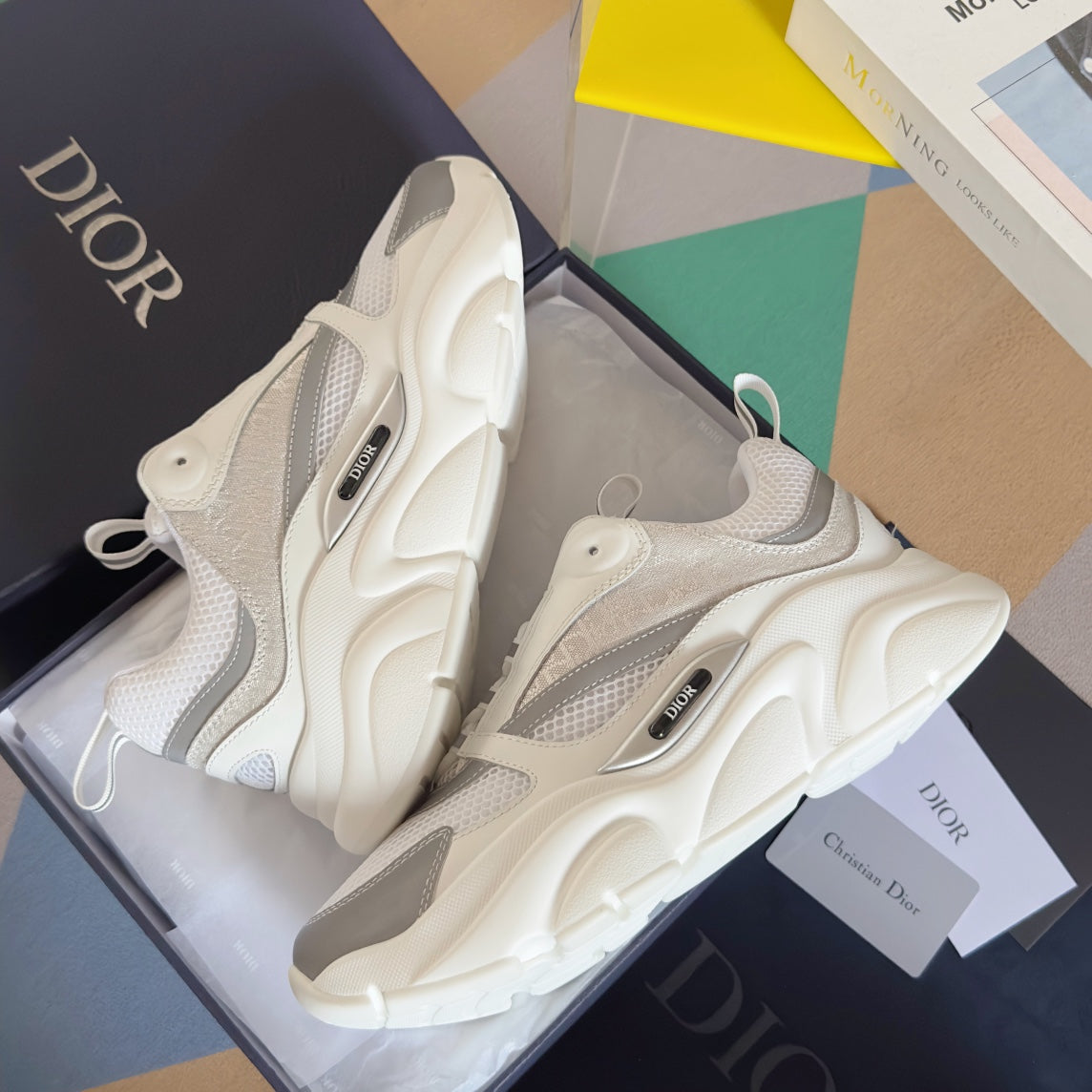 Dior B22 Motif White