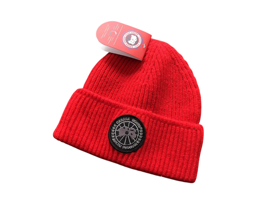 Canada Goose Beanie - (RED/BLACK)