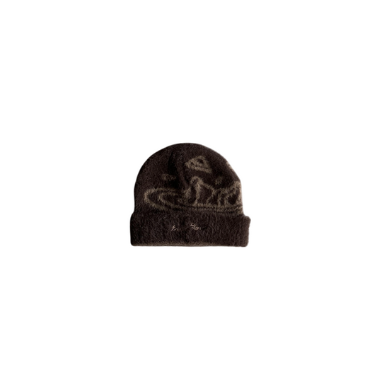 Broken Planet Outer Space Wool Beanie - (BROWN)