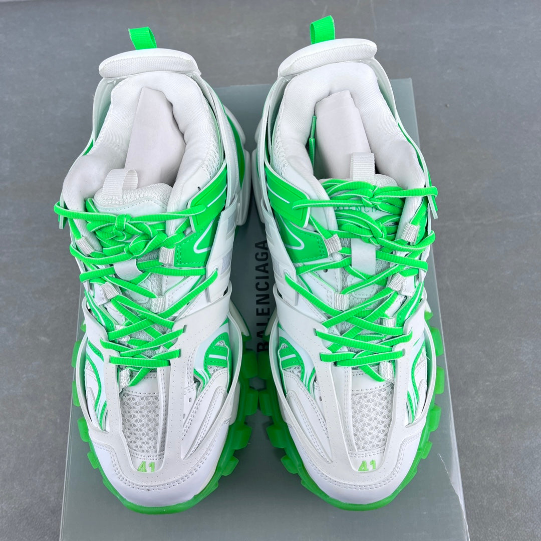 Balenciaga Track 3.0 - (LUMINOUS WHITE/GREEN)