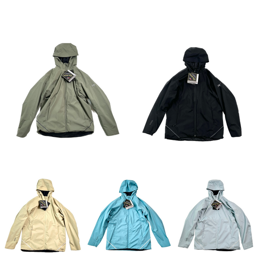 Arc'teryx Solano Hoody Jacket - (BLACK/GREEN/CREAM/BLUE/LIGHTBLUE)