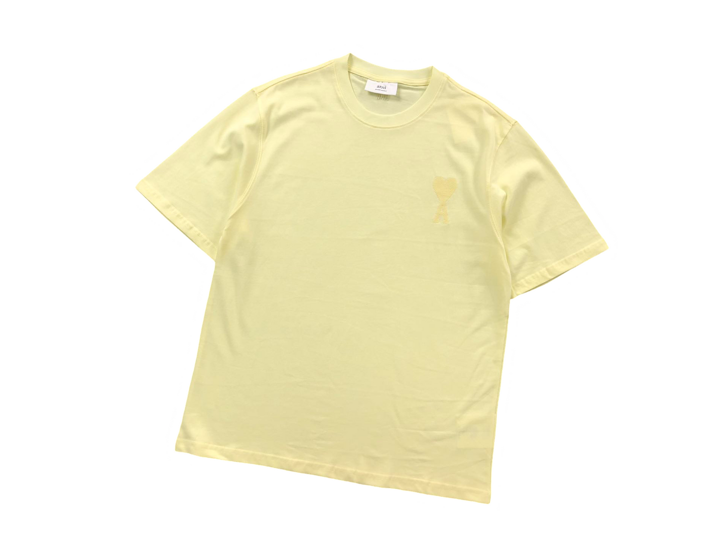AMI Paris Pastel Fade Tee - (YELLOW)