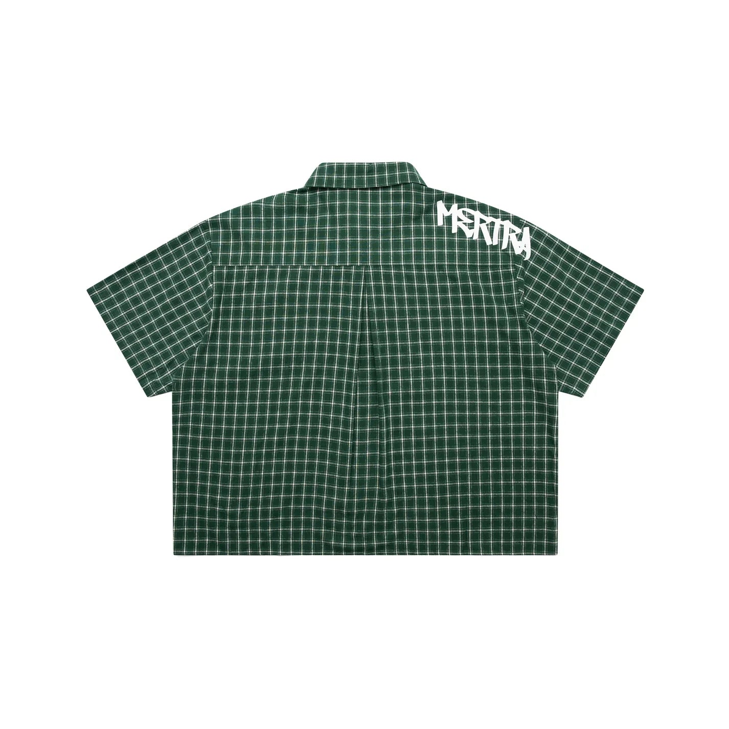 MERTRA Plaid Shirt Green