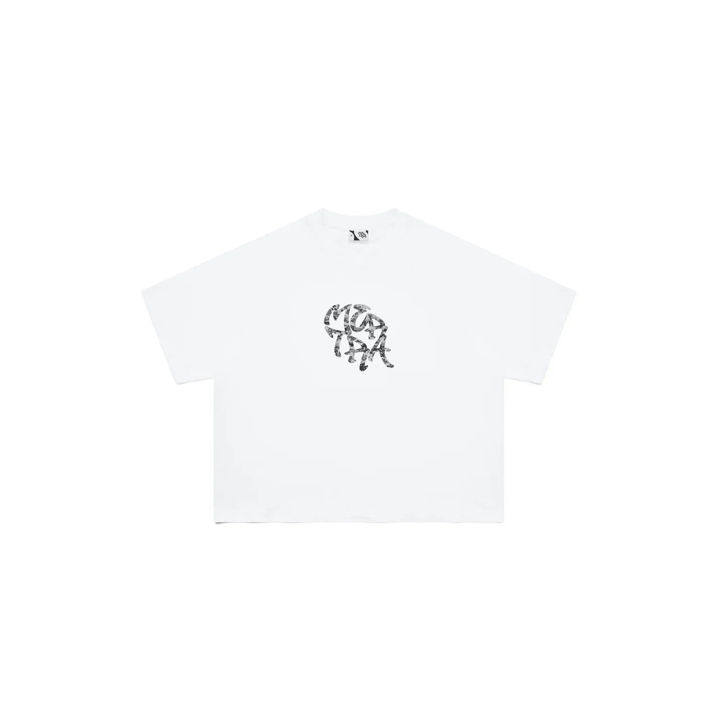 Mertra Glitch Tee - (WHITE)