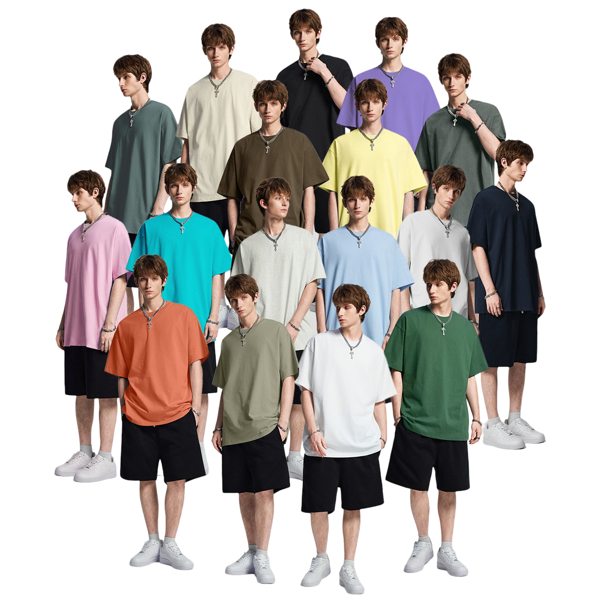 21Dripzz Essential Oversized Tee – Teal