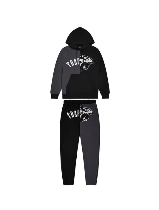 Trapstar Shooters Arch Hoodie Tracksuit - (BLACK)