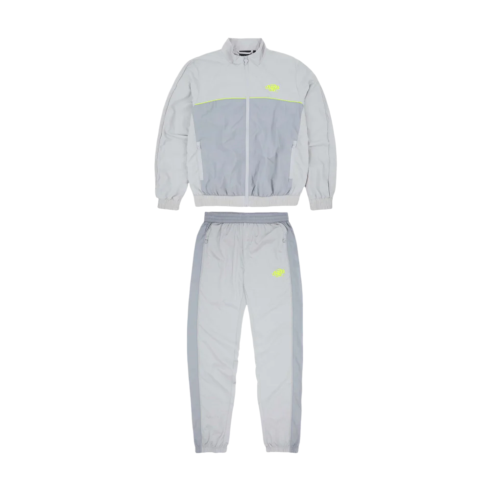 Syna World Shellsuit Light Grey/Volt