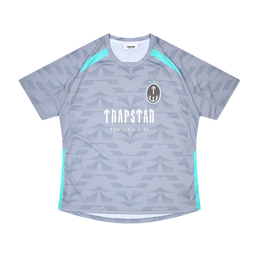 Trapstar Monogram Jersey - (GREY/SEA BLUE)