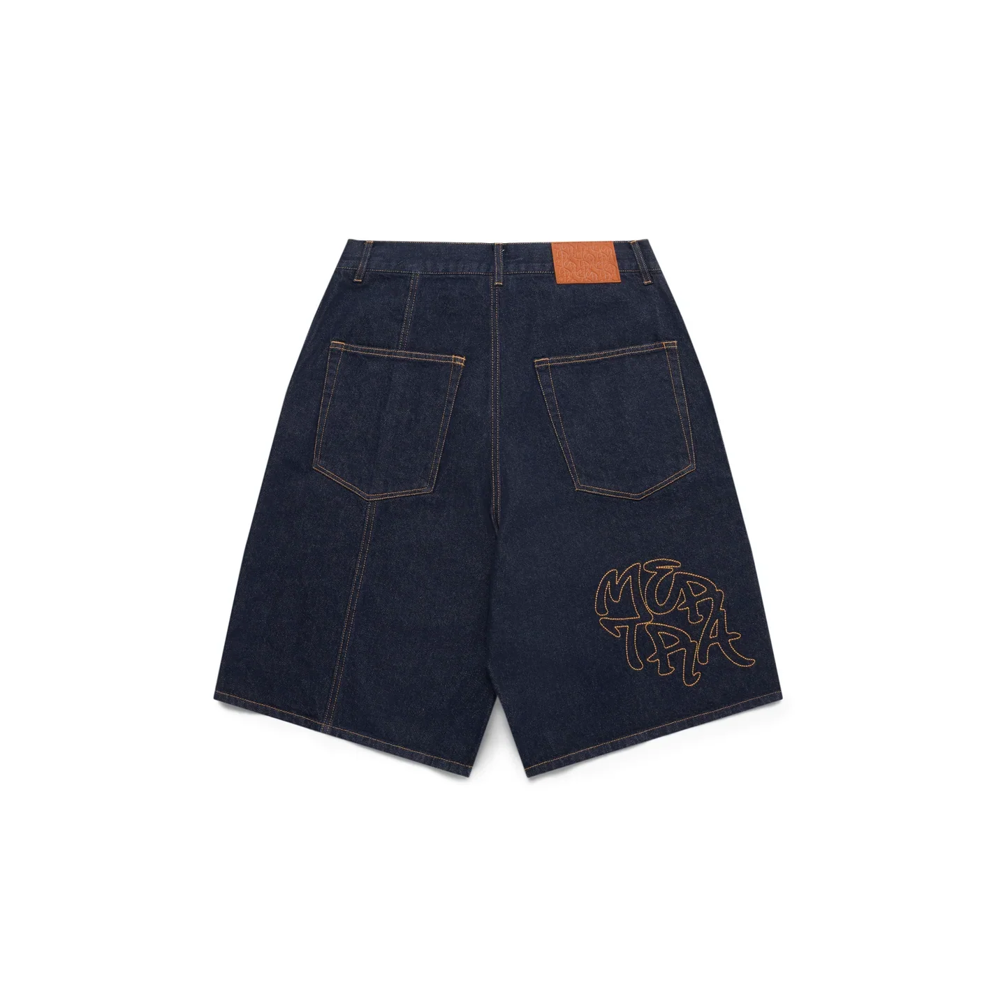 MERTRA Bigstep Denim Shorts Black