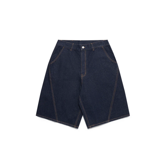 MERTRA Bigstep Denim Shorts Black