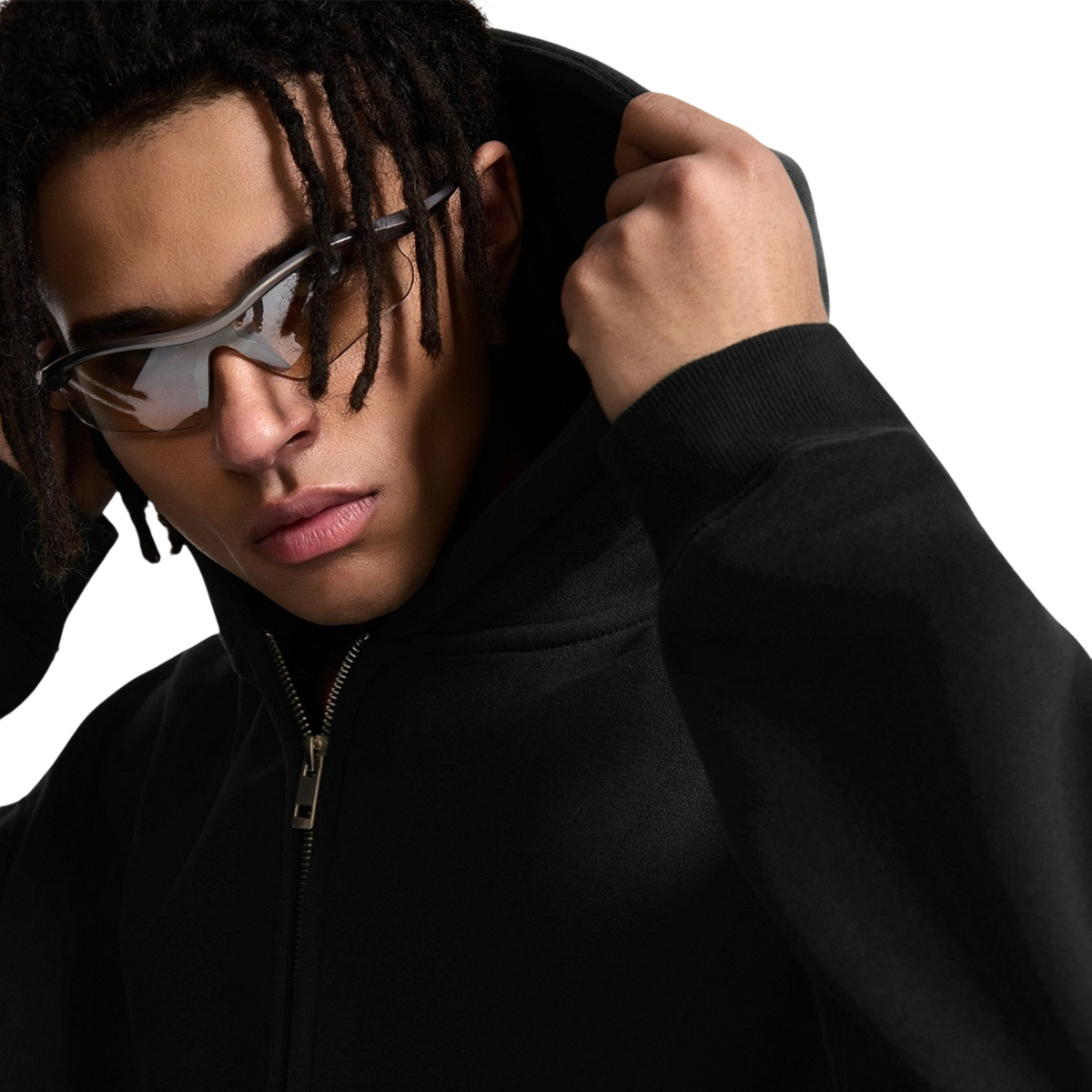 21Dripzz Essential Zip Hoodie - Baby Blue